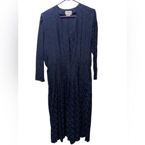 Vintage Ambria 100% Silk Dress Size 10
